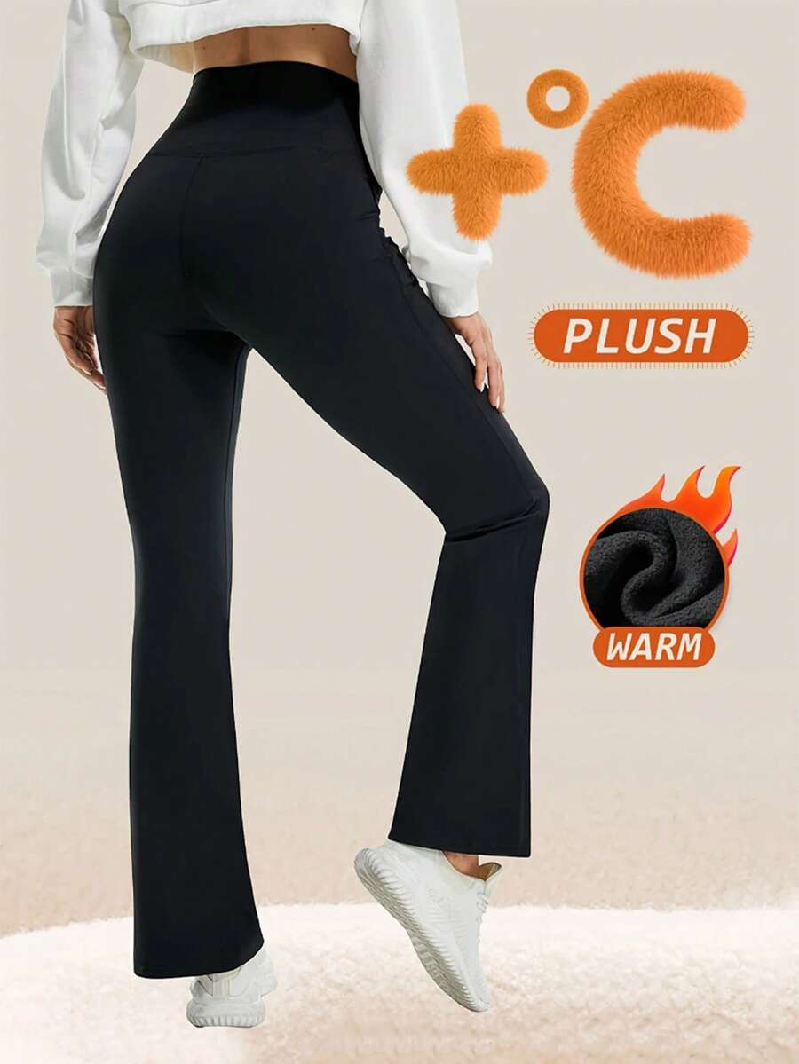 Yoga Daily Fitness - Women High Waist Flare Yoga Pants