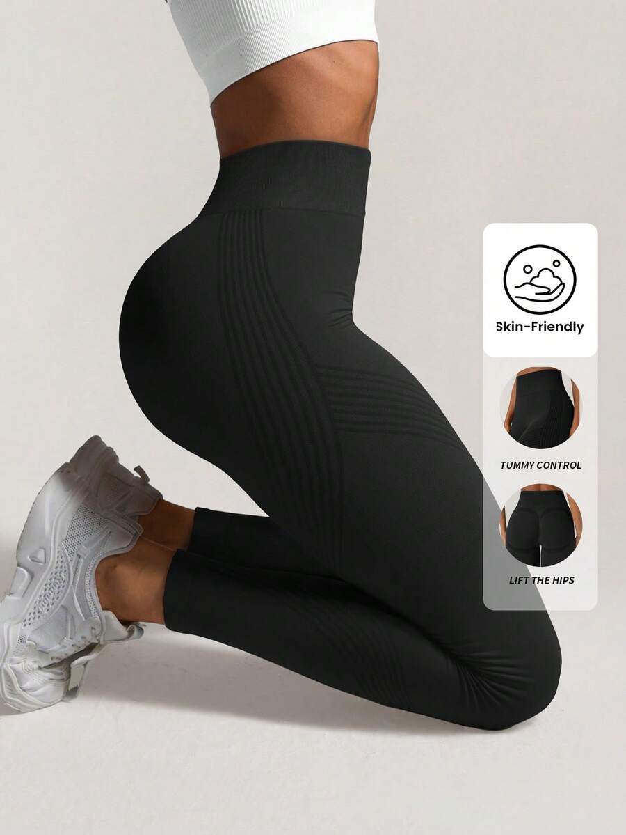 Yoga Fitness Leggings - High Waist Seamless Sports Leggings For