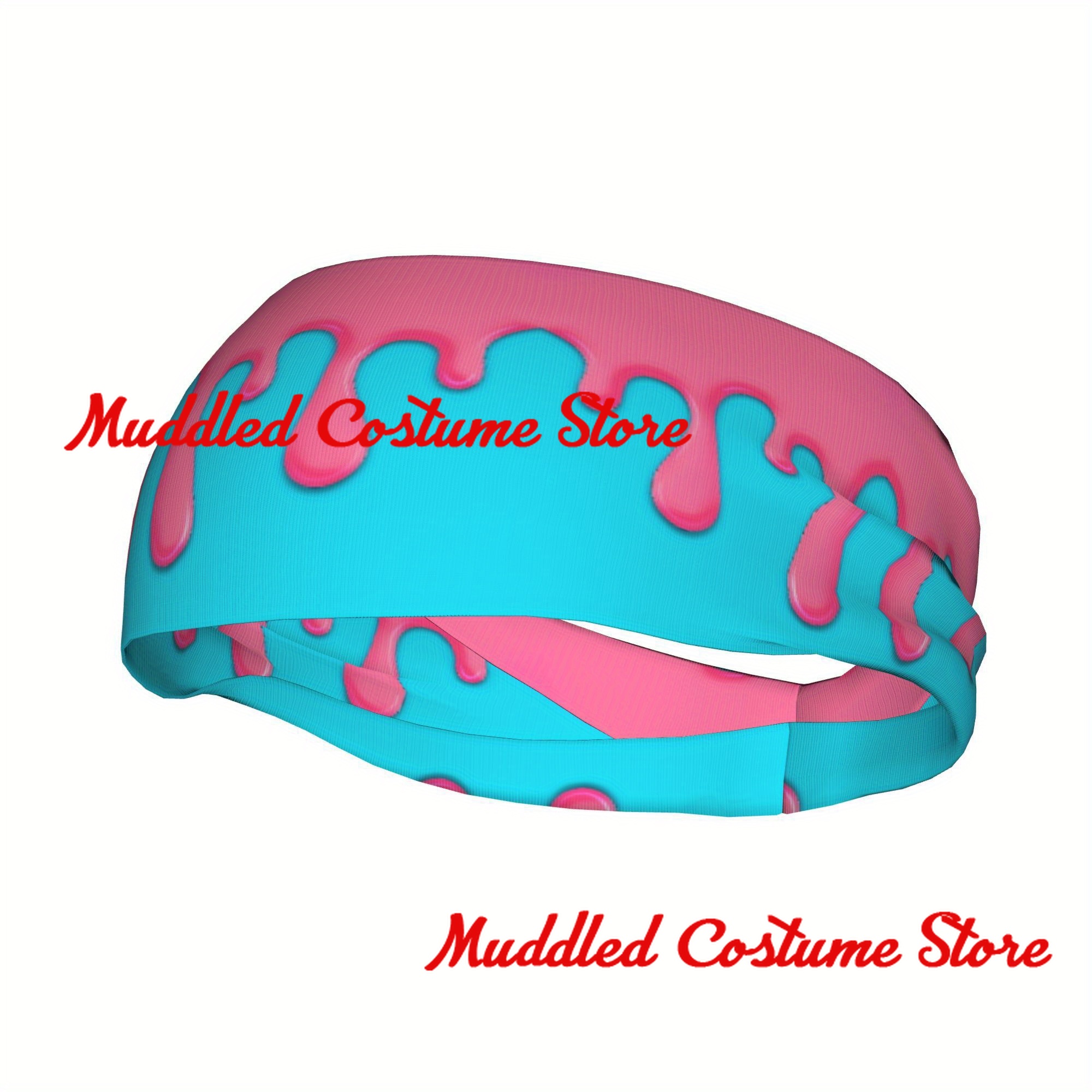 Yoga Fitness Hk - Melting Ice Cream Pattern Sports Headband