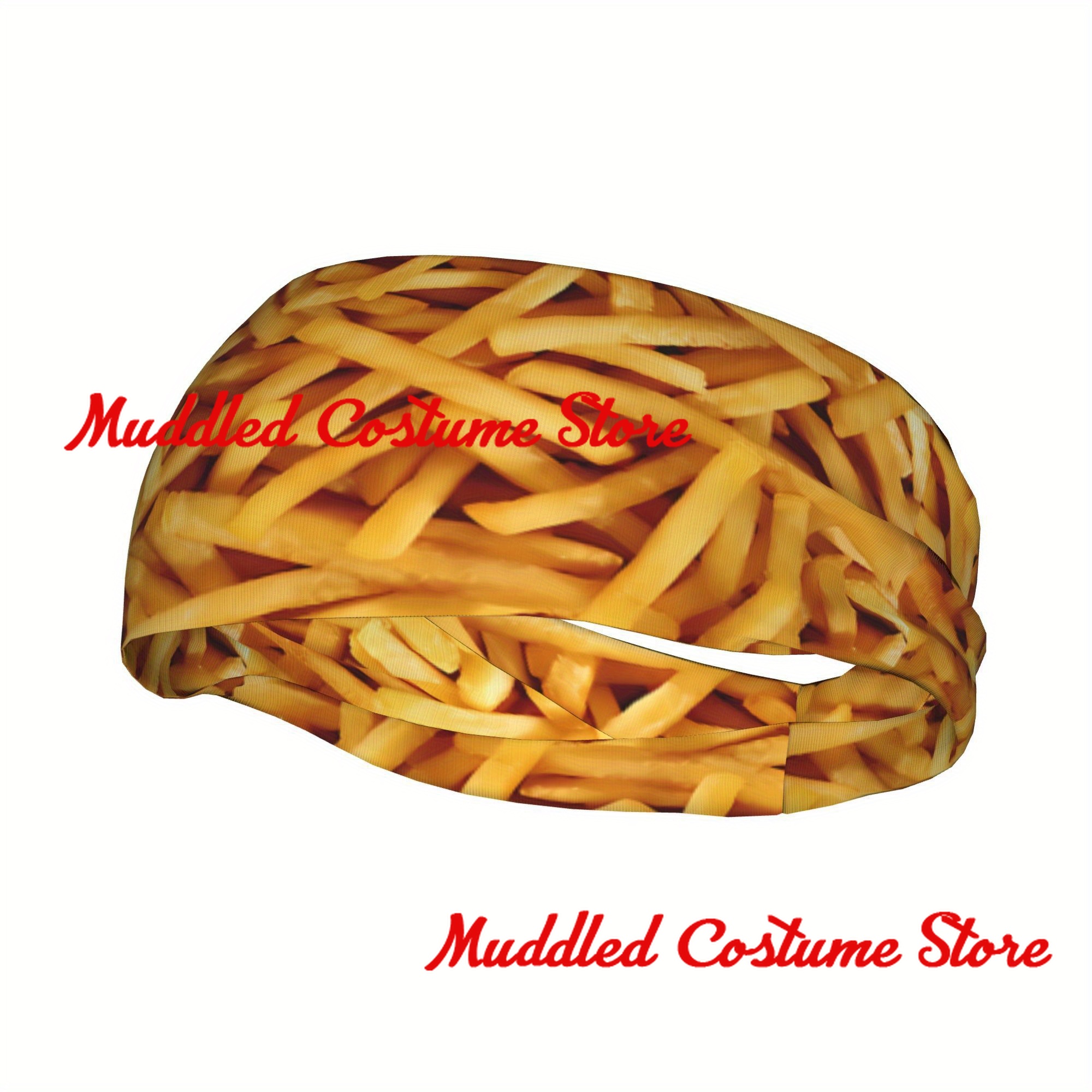Yoga Fitness Hk - French Fries Sports Headband Hair Band