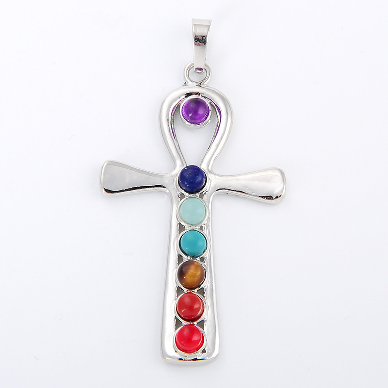 7 Chakra Stone Necklace Pendan - Yoga Health & Fitness Center recensione e prezzo