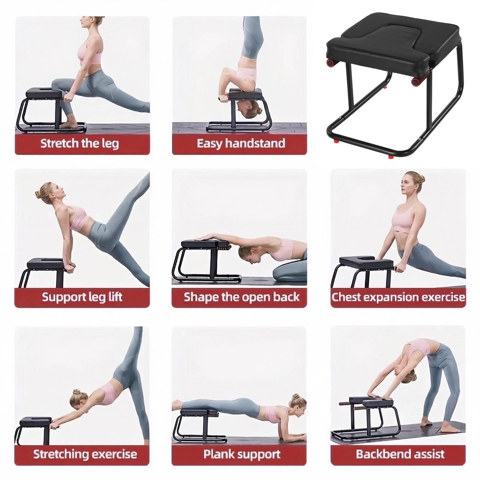 Yoga Headstand Stool Loading 5 - Yoga Fitness Mat recensione e prezzo