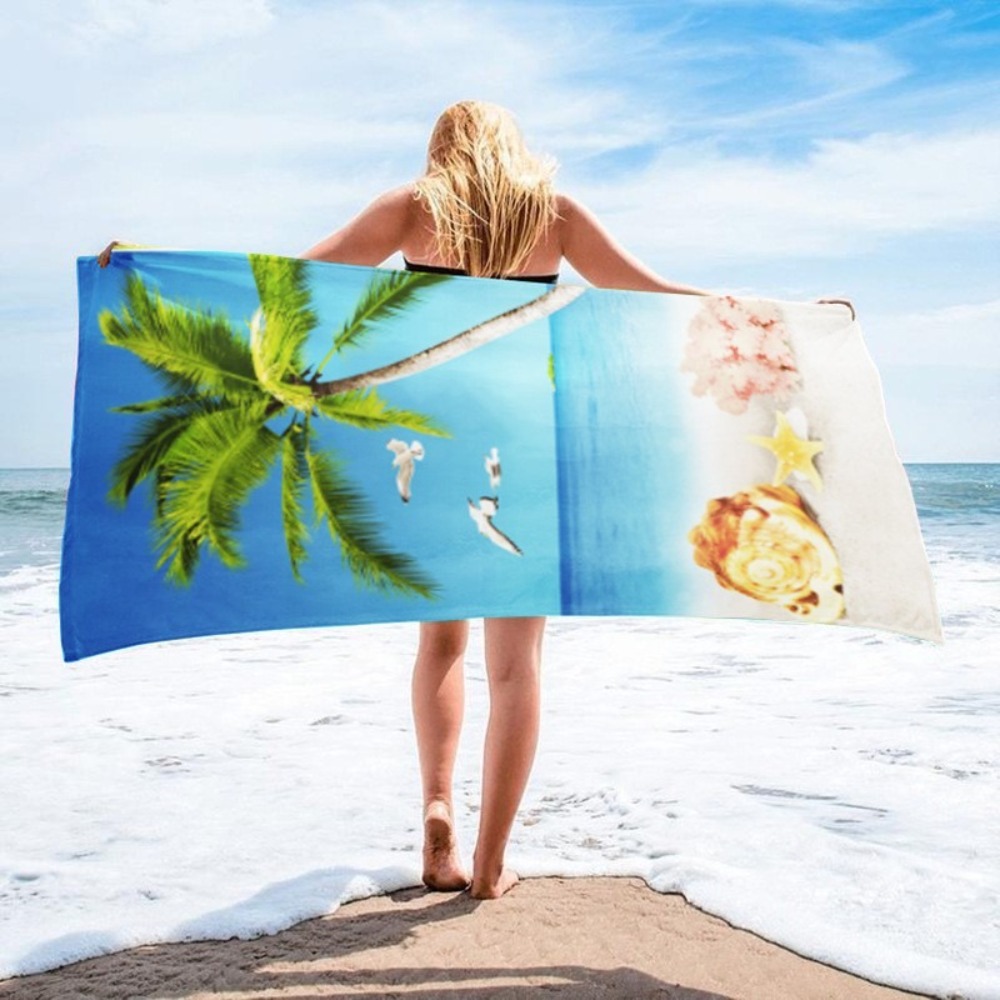 Starfish Printing Bath Towel 2 - Yoga Fitness Mat recensione e prezzo