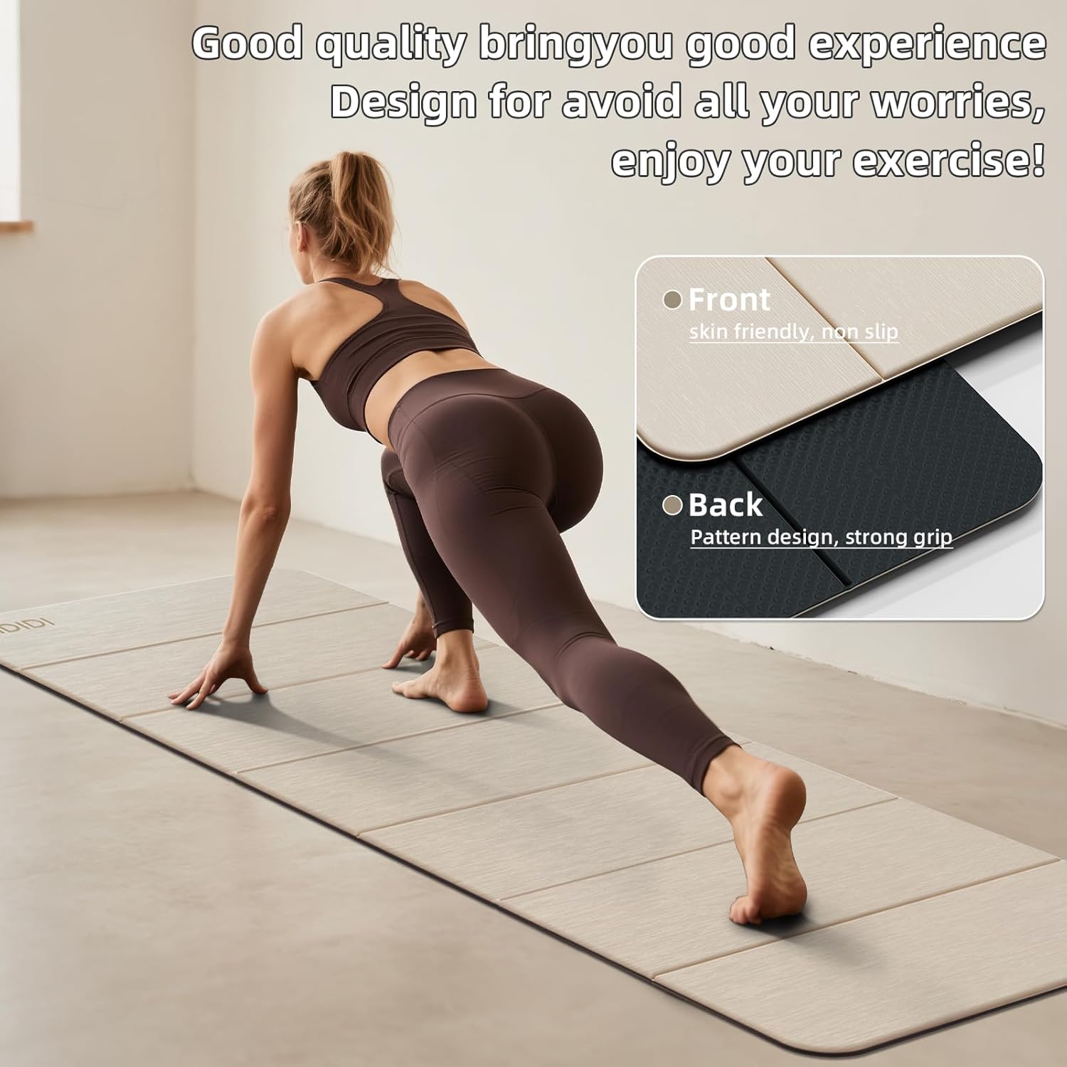 Foldable Yoga Mat Extra Thick  - Yoga Fitness Mat recensione e prezzo