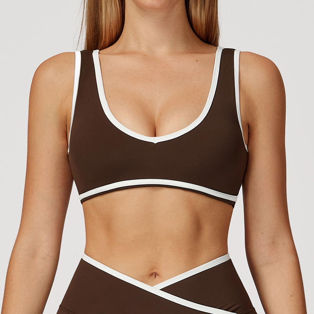 V-Neck Sports Bra Women Top Pu - Yoga Fitness Body recensione e prezzo
