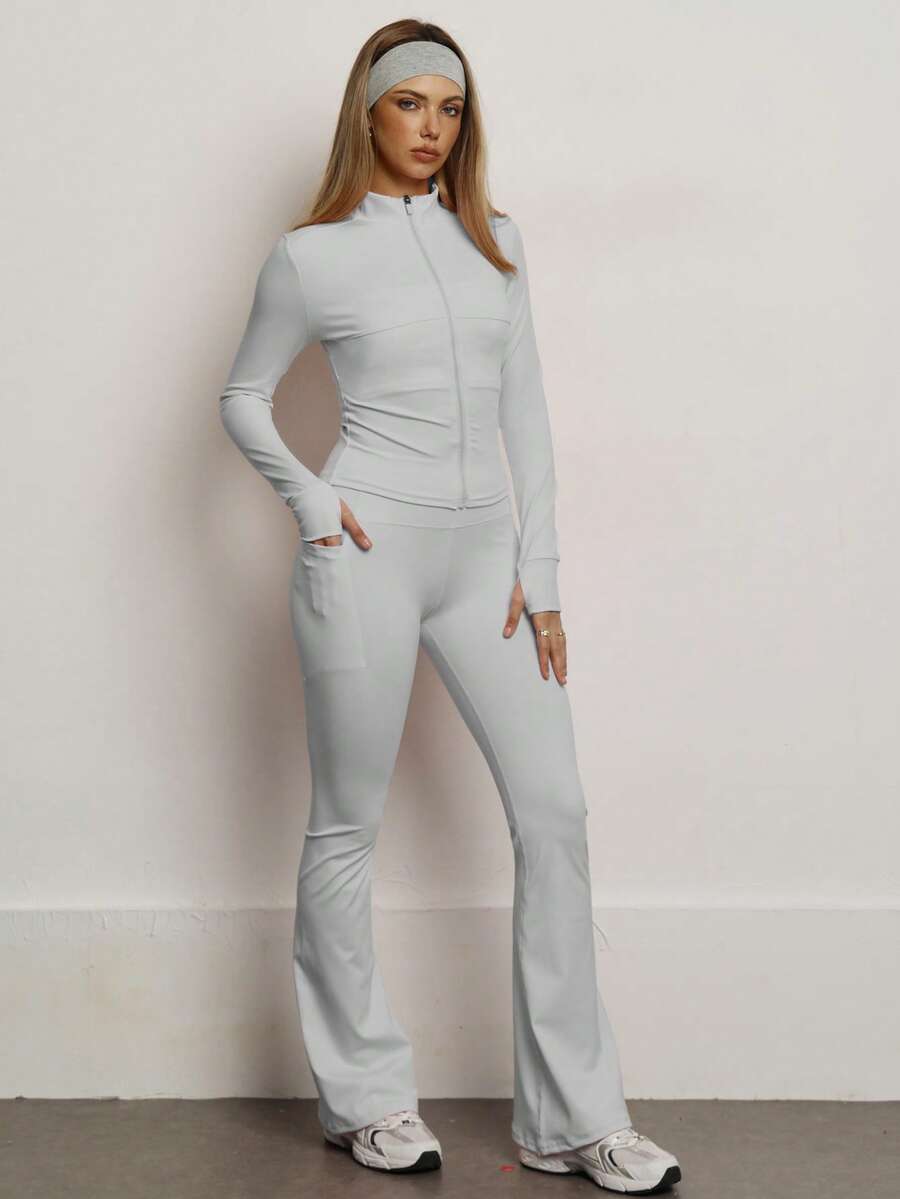 Women Solid Color Seamless Ela - Yoga Daily Fitness recensione e prezzo