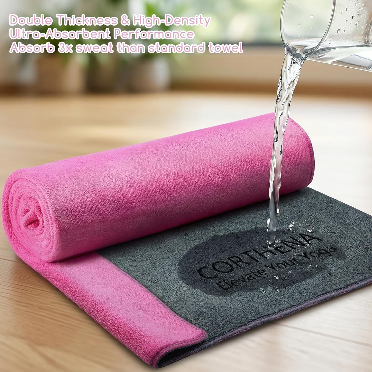 Yoga Mat Towel, Extra Thick 60 - Yoga Fitness Mat recensione e prezzo