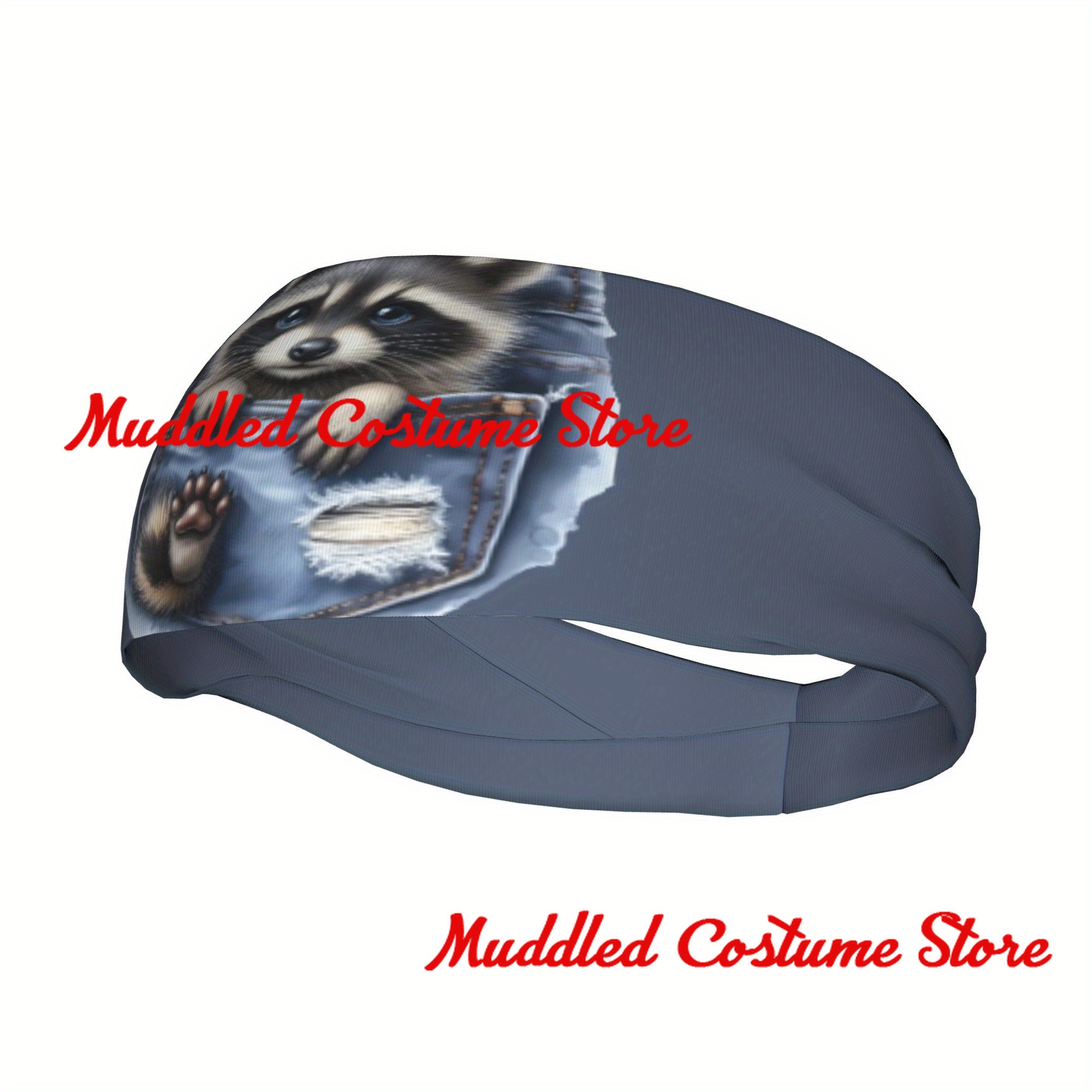 Cute Raccoon Headband Sports Y - Yoga Fitness Hk recensione e prezzo