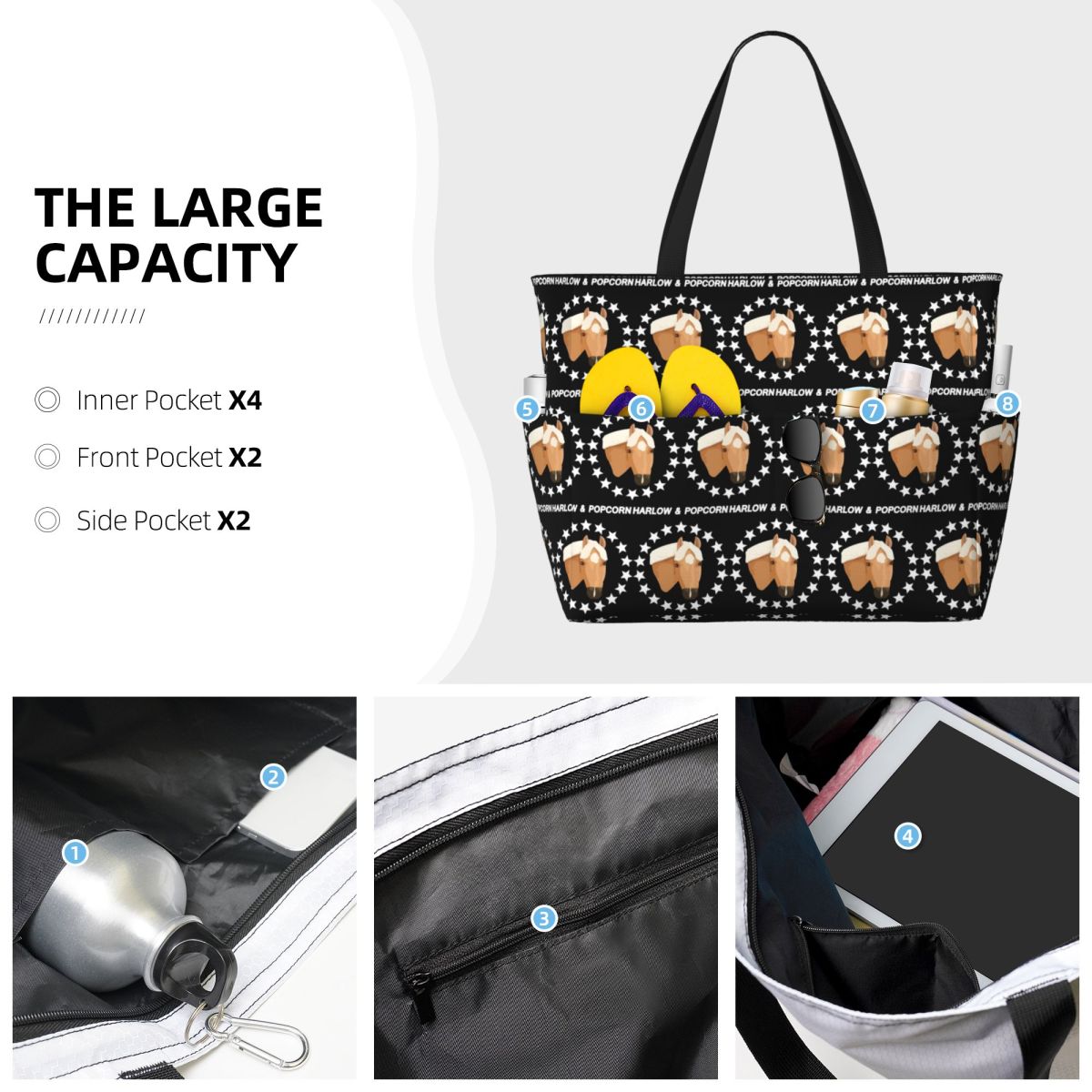 Harlow And Popcorn Merch Popco - Yoga Fitness Merch recensione e prezzo