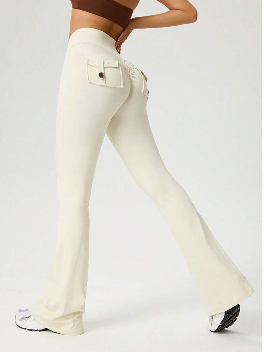 3PCS Women High-Waisted Flared - Yoga Fitness Leggings recensione e prezzo