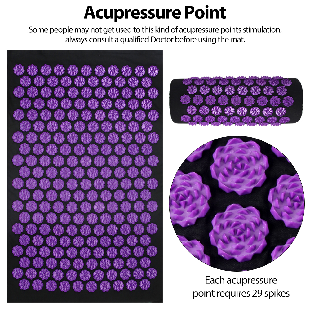 Acupressure Yoga Mat Kuznetsov - Yoga Fitness Mat recensione e prezzo