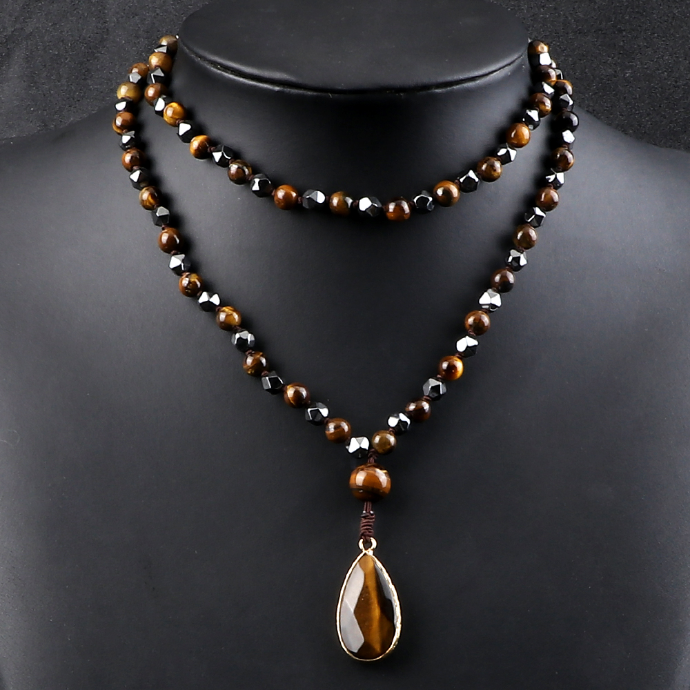 New Drop Pendant 108 Beads Nec - Yoga Health & Fitness Center recensione e prezzo