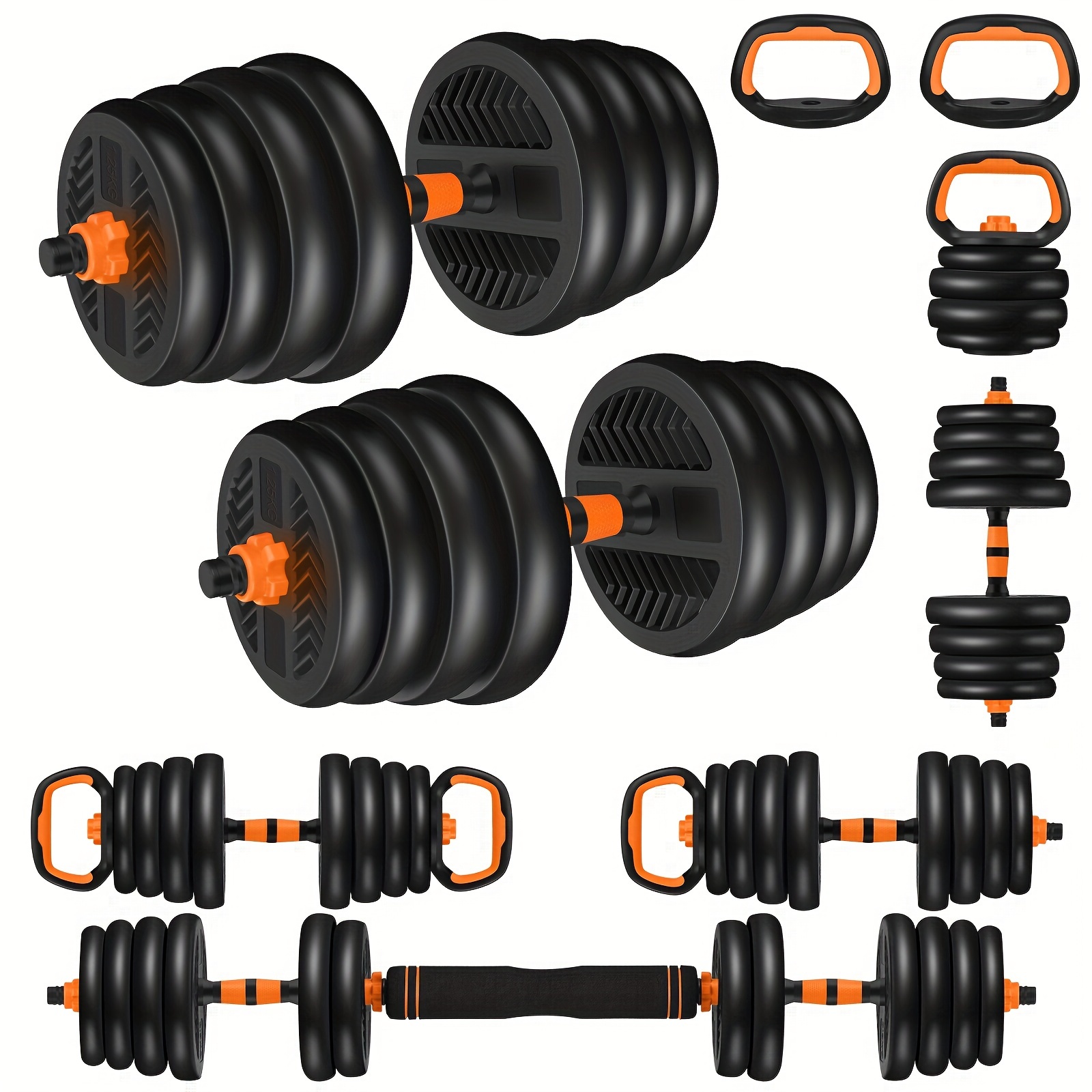Yellow 4-in-1 Adjustable Dumbb - Adjustable Dumbbells recensione e prezzo