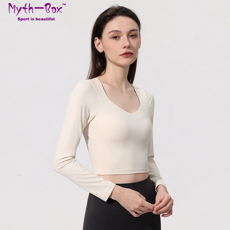 Women Yoga Shirts With Pad Lon - Yoga Fitness Qc recensione e prezzo