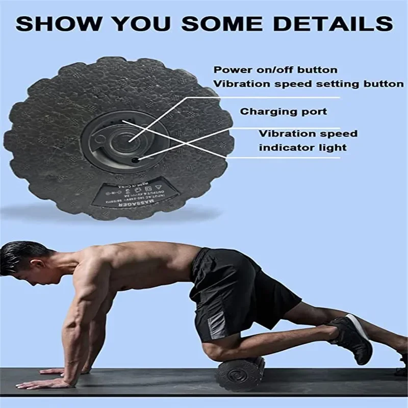 4-Speed Vibrating Electric Yog - Yoga Fitness Roller recensione e prezzo