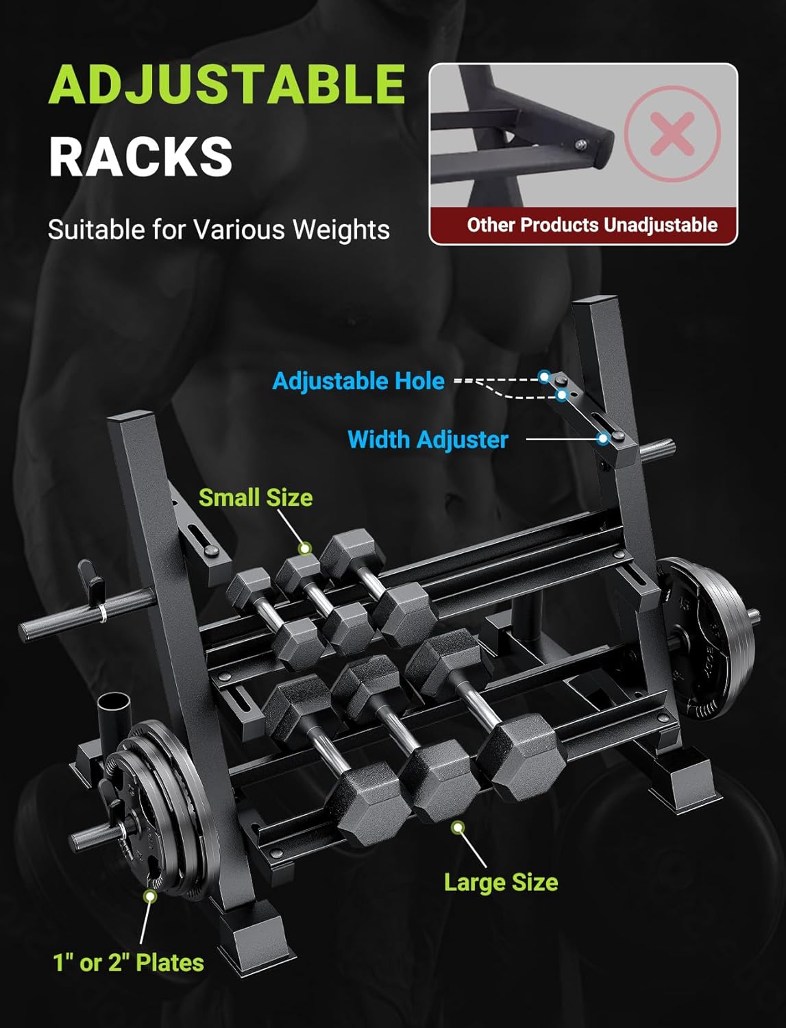 Home Gym Use, Solid Material,  - Adjustable Dumbbells recensione e prezzo