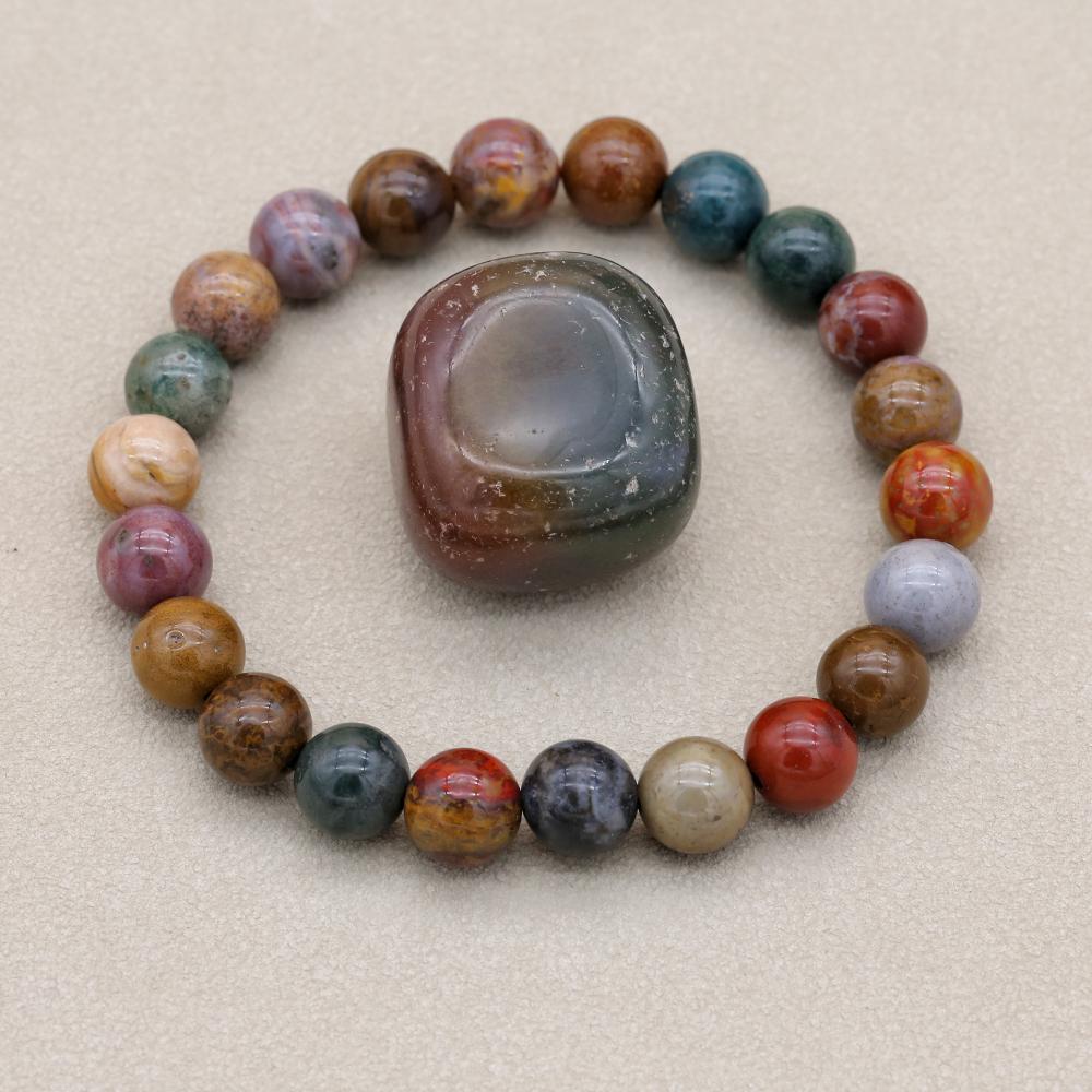 8mm Natural Stone Ocean Jasper - Yoga Health & Fitness Center recensione e prezzo