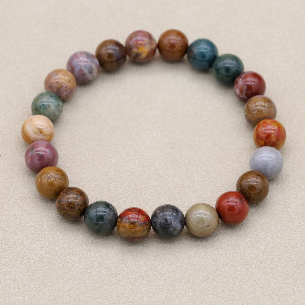 8mm Natural Stone Ocean Jasper - Yoga Health & Fitness Center recensione e prezzo