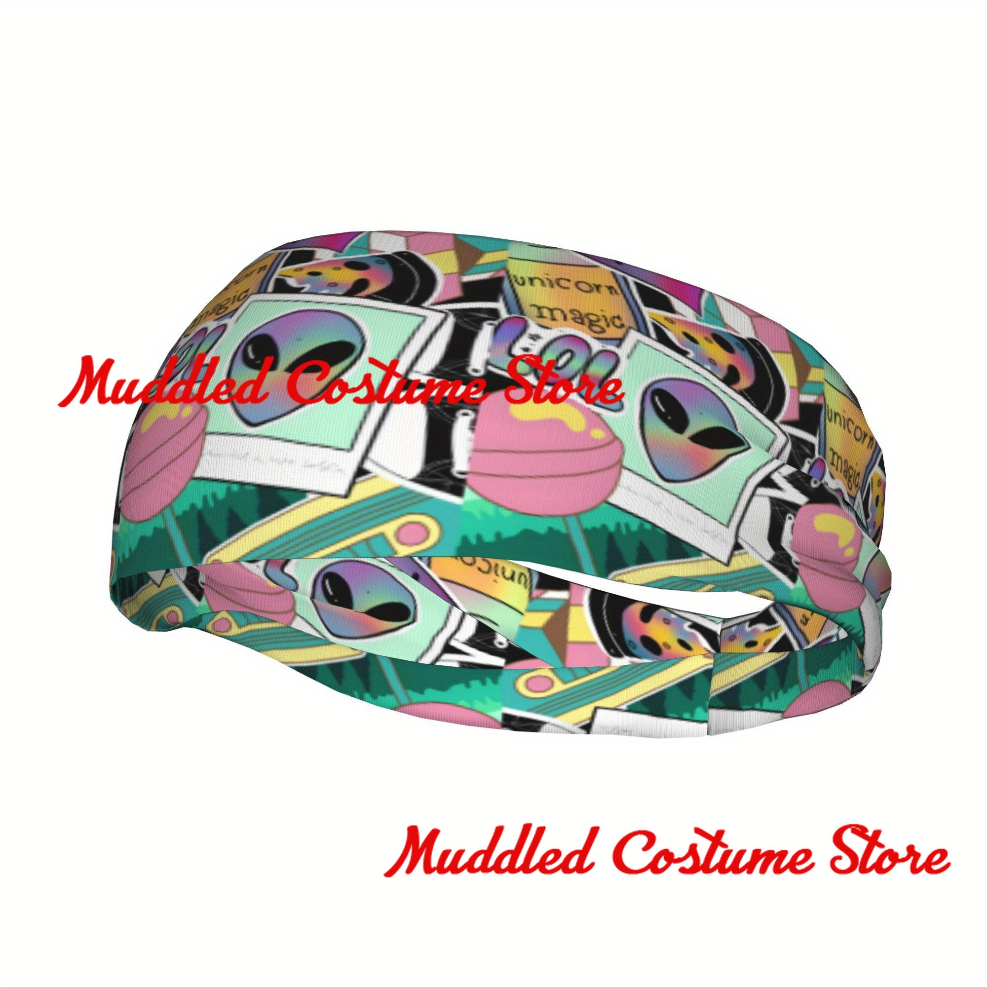 Retro Alien UFO Sports Headban - Yoga Fitness Hk recensione e prezzo