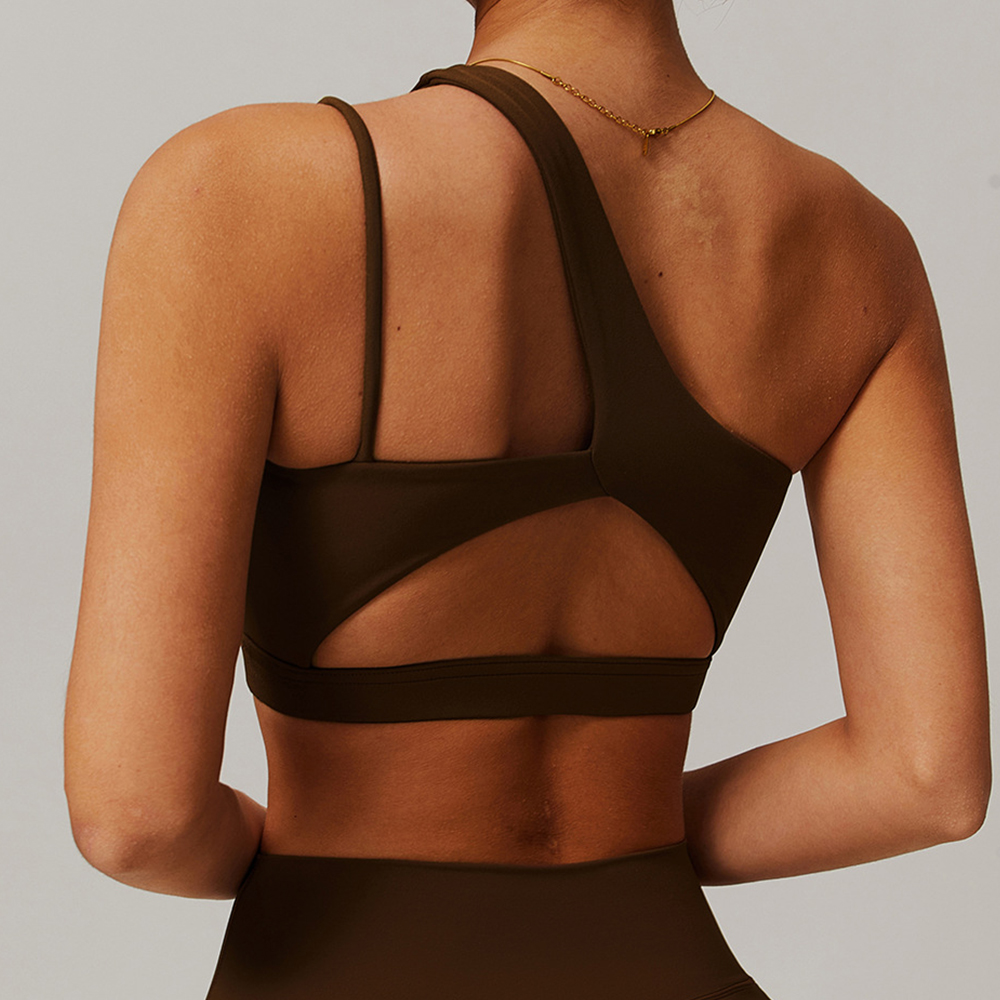 Oblique Shoulder Yoga Bra Wome - Yoga Fitness Body recensione e prezzo