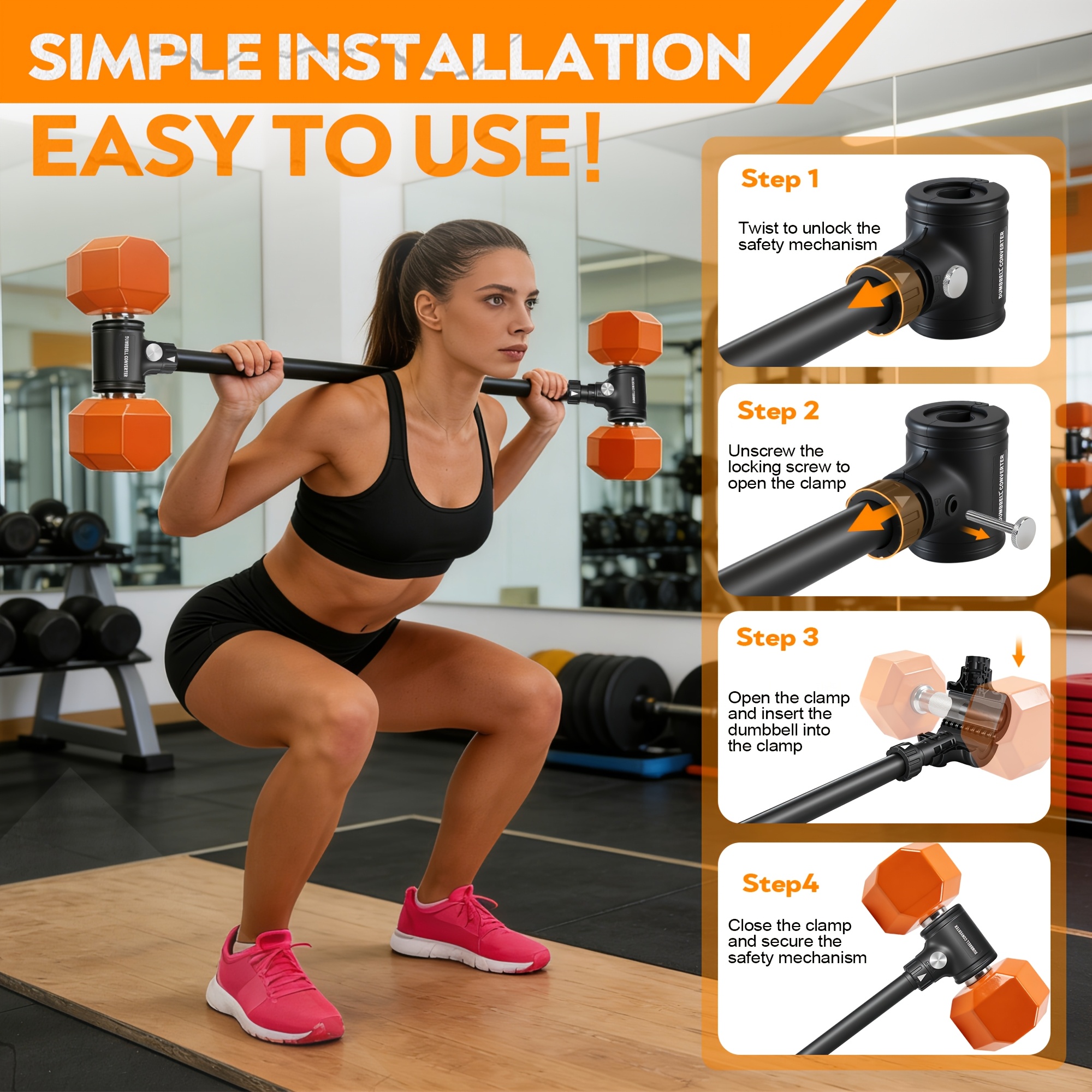 Dumbbell Converter - Converts  - Adjustable Dumbbells recensione e prezzo