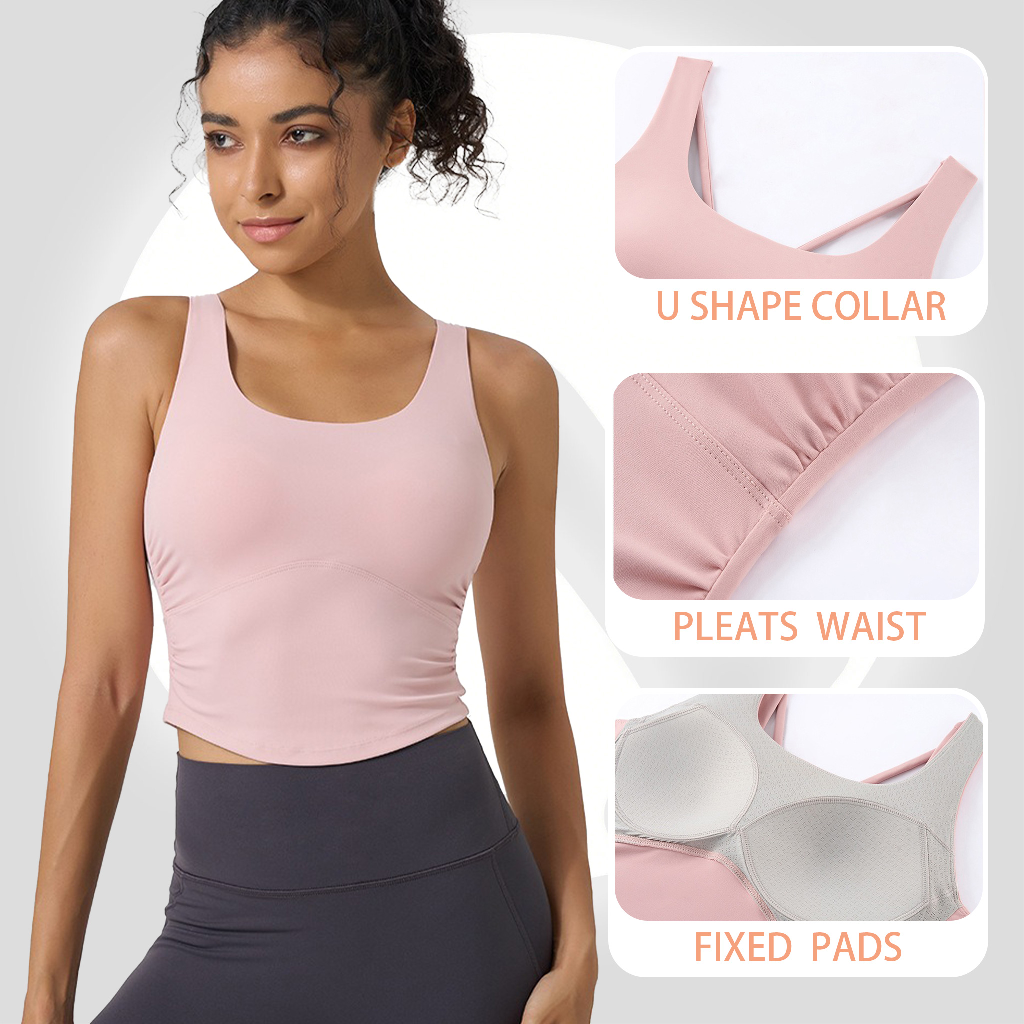 Women's Fixed Cup Yoga Sports  - Yoga Fitness Body recensione e prezzo
