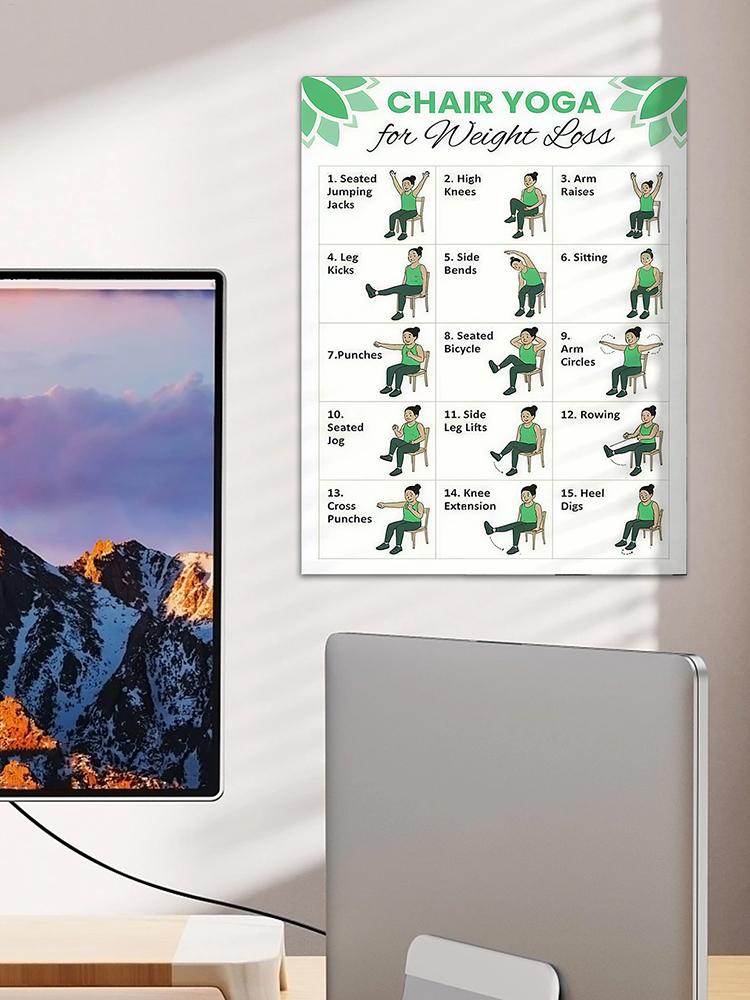 2 PCS Yoga Poster Home Exercis - Yoga Health & Fitness Center recensione e prezzo