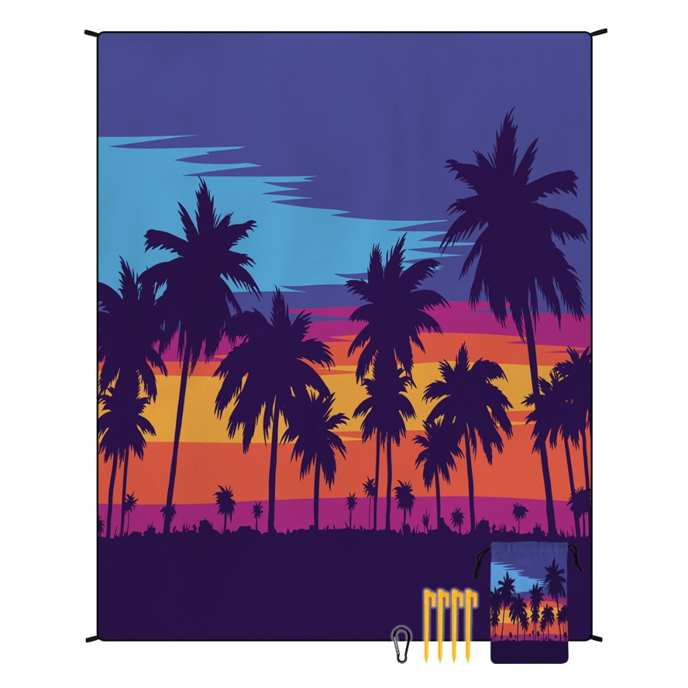 Palm Tree Beach Towel 71x86.6i - Yoga Fitness Mat recensione e prezzo