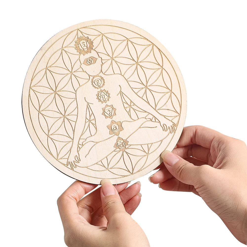 15CM Laser Engraving 7 Chakra  - Yoga Fitness Mat recensione e prezzo