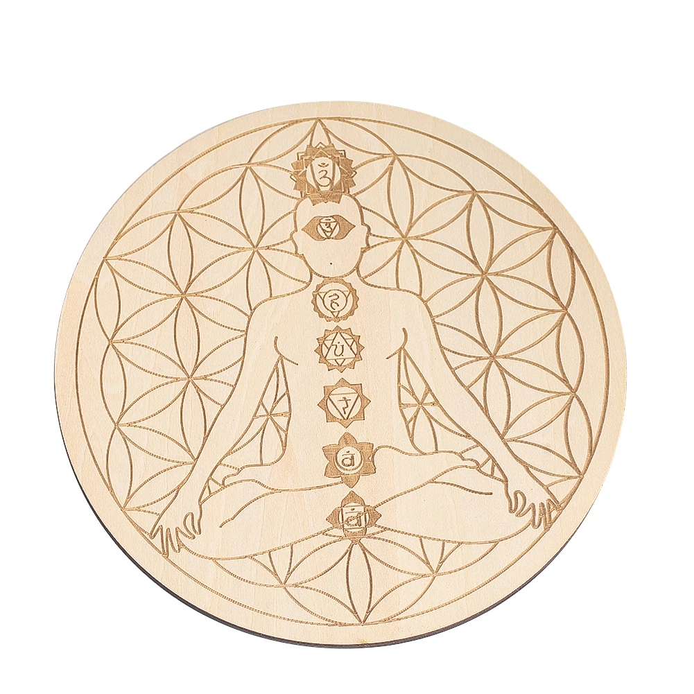 15CM Laser Engraving 7 Chakra  - Yoga Fitness Mat recensione e prezzo