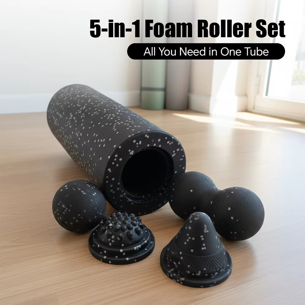 5-in-1 Fascia Roller Set Muscl - Yoga Fitness Roller recensione e prezzo