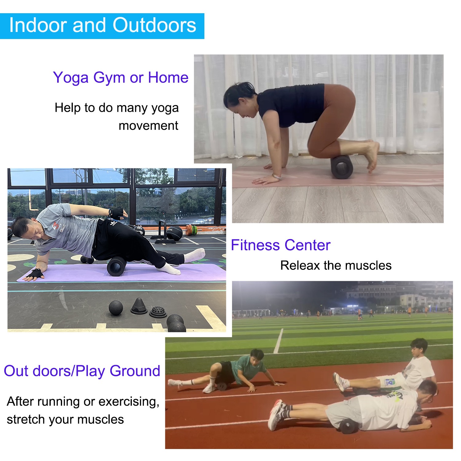 5-in-1 Fascia Roller Set Muscl - Yoga Fitness Roller recensione e prezzo
