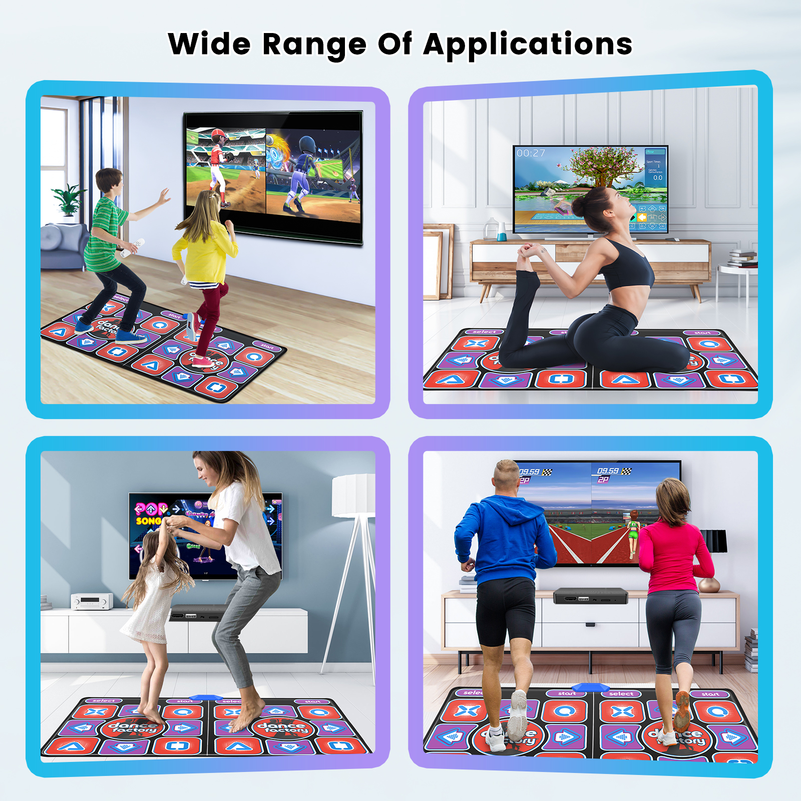 HDMI Wireless Double Dance Mat - Yoga Update Fitness recensione e prezzo